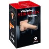 You2Toys Strap-on - rechargeable, hollow, strap-on vibrator natural