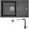 Granitový drez s batériou LINEA 780 480 x 780 mm čierny metalický G4874 + batéria Mix 3 P GR Granitový drez s batériou LINEA 780 480 x 780 mm čierny metalický G4874 + batéria Mix 3 P GR