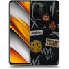 Picasee silikónový prehľadný obal pre Xiaomi Poco F3 - STICKERS x TAGS Picasee silikónový prehľadný obal pre Xiaomi Poco F3 - STICKERS x TAGS