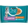 Purina One Sensitive kura a tuniak 4 x 85 g
