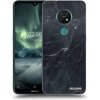 Picasee silikónový prehľadný obal pre Nokia 7.2 - Black marble Picasee silikónový prehľadný obal pre Nokia 7.2 - Black marble
