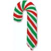 Godan Fóliový balón Vianočný cukrík, červeno-zelené Godan Fóliový balón Vianočný cukrík, červeno-zelené