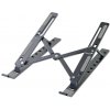 GENIUS G-Stand M250 prenosný stojan na notebook, tablet a telefón, hliníkový, 7 pozícií, skladací, kovovo šedý GENIUS G-Stand M250 prenosný stojan na notebook, tablet a telefón, hliníkový, 7 pozícií, skladací, kovovo šedý