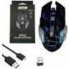 HERNÁ OPTICKÁ MYŠ PRE HRÁČOV RGB LED PODSVIETENIE 4000 DPI USB HERNÁ OPTICKÁ MYŠ PRE HRÁČOV RGB LED PODSVIETENIE 4000 DPI USB