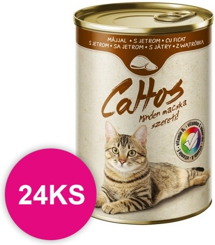 CATTOS Cat Pečeň 24 x 415 g