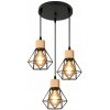 Závesná lampa Tealight stropné svietidlo s 3 svetelnými bodmi E27 Závesná lampa Tealight stropné svietidlo s 3 svetelnými bodmi E27