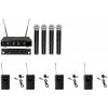 OMNITRONIC Set UHF-E4 (v2) Wireless Mic System + 4x BP + 4x Lavalier Microphone OMNITRONIC Set UHF-E4 (v2) Wireless Mic System + 4x BP + 4x Lavalier Microphone