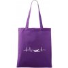 EKG letadlo - Taška bavlnená - 42 x 38 cm ( Fialová ) EKG letadlo - Taška bavlnená - 42 x 38 cm ( Fialová )