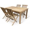 NOELA Set záhradného nábytku teak CLASIC I. 1+4