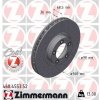 Brzdový kotúč ZIMMERMANN 460.4553.52 Brzdový kotúč ZIMMERMANN 460.4553.52