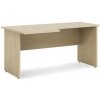 ECONOMY Pracovný stôl ľavý BASIC, 160x76x90cm, breza