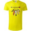 Indiánsky šíp - Tričko z organickej bavlny - 2XL ( Citrónová ) Indiánsky šíp - Tričko z organickej bavlny - 2XL ( Citrónová )