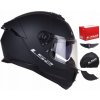 Integrálna motocyklová prilba LS2 FF808 STREAM II čierna matná XXXL 65-66 cm Integrálna motocyklová prilba LS2 FF808 STREAM II čierna matná XXXL 65-66 cm