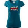 Britská vlajka stará - Dámske tričko Pure - 2XL ( Petrolejová ) Britská vlajka stará - Dámske tričko Pure - 2XL ( Petrolejová )