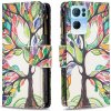 Peňaženkové kožené puzdro Drawing Zipper na Oppo Reno 7 5G - Tree Peňaženkové kožené puzdro Drawing Zipper na Oppo Reno 7 5G - Tree