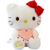 Sanrio plyšová hračka hračka Kuromi Hello Kitty sukňa s srdiečkami 30 cm Sanrio plyšová hračka hračka Kuromi Hello Kitty sukňa s srdiečkami 30 cm