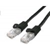 C-TECH CB-PP6-1BK patch, Cat6, UTP, 1m, černý C-TECH CB-PP6-1BK patch, Cat6, UTP, 1m, černý