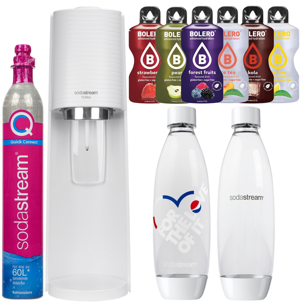 SodaStream Terra White Mega Pack