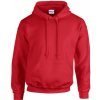 Gildan Unisex mikina s kapucňou G18500 Cherry Red