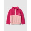 GAP Baby sherpa mikina s logom Ružová 2YRS Ružová Ružová GAP Baby sherpa mikina s logom Ružová 2YRS Ružová Ružová