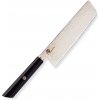 Dellinger Kuchyňský nůž Nakiri 180 mm Resin Black Gold Damascus