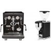ECM Synchronika, black, dark walnut + Rocket Espresso GIANNINO, black/chrome ECM Synchronika, black, dark walnut + Rocket Espresso GIANNINO, black/chrome