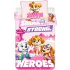 Dievčenské postelné obliečky PAW PATROL Skye ružové 100x135cm/40x60cm (farba: ružová) Dievčenské postelné obliečky PAW PATROL Skye ružové 100x135cm/40x60cm (farba: ružová)