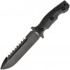 Halfbreed Blades Large Survival Knife - Fixed Blade LSK-01 BLK - K110 Halfbreed Blades Large Survival Knife - Fixed Blade LSK-01 BLK - K110