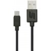SEFIS nabíjací dátový kábel s konektormi USB-A a Micro-USB 29cm čierny SEFIS nabíjací dátový kábel s konektormi USB-A a Micro-USB 29cm čierny
