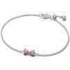 Náramok PANDORA Ružová mašľa 16 cm 594234C01-16 Náramok PANDORA Ružová mašľa 16 cm 594234C01-16