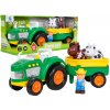 Farebný interaktívny traktor so zvieratkami, figúrkami a prívesom - Súprava pre farmára Farebný interaktívny traktor so zvieratkami, figúrkami a prívesom - Súprava pre farmára