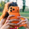Spigen Ochranné sklo Optik Pro XL Glas.TR EZ Fit pro iPhone 17 Pro Max (oranžové) Spigen Ochranné sklo Optik Pro XL Glas.TR EZ Fit pro iPhone 17 Pro Max (oranžové)