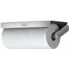 Nástenný plastový držiak na papierové utierky v striebornej farbe RollGrip – Joseph Joseph