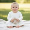 Baby Service Dojčenské šaty dlhý rukáv biela vzor obdĺžnik Baby Service Dojčenské šaty dlhý rukáv biela vzor obdĺžnik