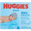 HUGGIES Vlhčené obrúsky Pure Triplo 3 x 56 ks vlhčené utierky HUGGIES Vlhčené obrúsky Pure Triplo 3 x 56 ks vlhčené utierky