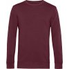 B&C | Inspire Crew Neck, Pánska mikina, červená burgundy, XS B&C | Inspire Crew Neck, Pánska mikina, červená burgundy, XS