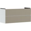 Hansgrohe Xevolos E Umývadlová skrinka 118x58x48 cm, 2 zásuvky, matná biela/bronz 54184390-HG Hansgrohe Xevolos E Umývadlová skrinka 118x58x48 cm, 2 zásuvky, matná biela/bronz 54184390-HG