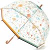 Djeco drobné kvietky dážnik velký průhledný