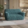 Bielastické poťahy VELVET petrolejové dvojkreslo (š. 120 - 160 cm) Doprava zadarmo Bielastické poťahy VELVET petrolejové dvojkreslo (š. 120 - 160 cm) Doprava zadarmo