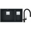 Súprava granitový drez Franke Kanon 125.0633.004, kuchynská batéria Franke Active Neo 115.0653.404 Súprava granitový drez Franke Kanon 125.0633.004, kuchynská batéria Franke Active Neo 115.0653.404
