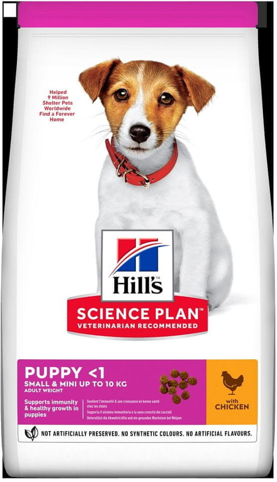 Hill\'s Science Plan Canine Puppy Small & Mini Chicken 3 kg