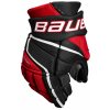 Hokejové rukavice Bauer Vapor 3X PRO Black/Red Junior 10 palcov Hokejové rukavice Bauer Vapor 3X PRO Black/Red Junior 10 palcov
