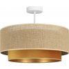 Belis Prisadený luster SARTA 1xE27/60W/230V, priemer 45 cm, meď/juta H0195 + záruka 3 roky zadarmo Belis Prisadený luster SARTA 1xE27/60W/230V, priemer 45 cm, meď/juta H0195 + záruka 3 roky zadarmo