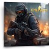 Sablio Obraz CS:GO Vojak 2 - 50x50 cm Sablio Obraz CS:GO Vojak 2 - 50x50 cm