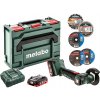 Metabo 600348800 - PowerMaxx CC 12 BL - AKU uhlová brúska, 12V 2x4Ah LiHD, Nabíjačka ASC 55, metaBOX 145 Metabo 600348800 - PowerMaxx CC 12 BL - AKU uhlová brúska, 12V 2x4Ah LiHD, Nabíjačka ASC 55, metaBOX 145