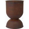 Ferm Living Kvetináč Hourglass Medium, rust Ferm Living Kvetináč Hourglass Medium, rust