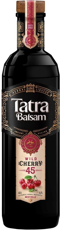 Tatra Balsam Wild Cherry 45% 0,7 l (čistá fľaša)