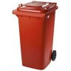 Kinekus Popolnica 120L, plastová, červená Kinekus Popolnica 120L, plastová, červená