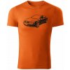 T-ričko Volkswagen Passat B5.5 pánske tričko Farba trička: Oranžová, Farba potlače: Čierna, Veľkosť: M T-ričko Volkswagen Passat B5.5 pánske tričko Farba trička: Oranžová, Farba potlače: Čierna, Veľkosť: M