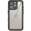 AppleKing redPepper nárazuvzdorné vodeodolné púzdro pre iPhone 16 Pro Max - čierne